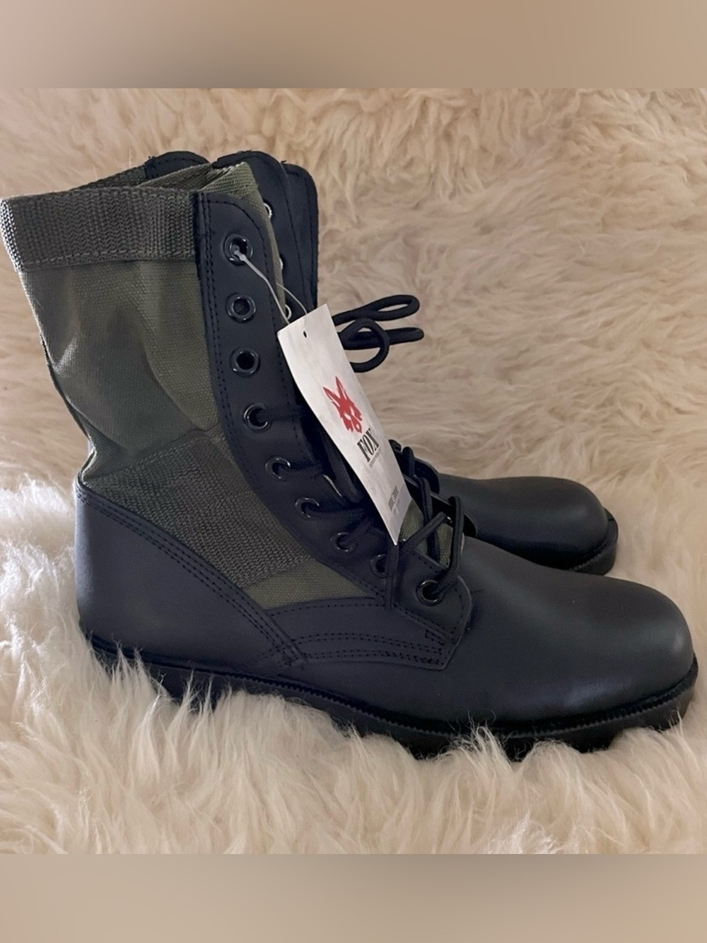 NWT FOX Vietnam Jungle Olive/ Black Combat Hiking Boots